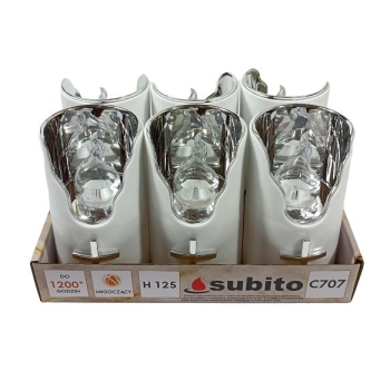 Znicz Led Subito C707 H125 - Biała ze srebrnym
